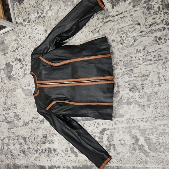 IMAN 100% Leather jacket - Picture 2 of 5